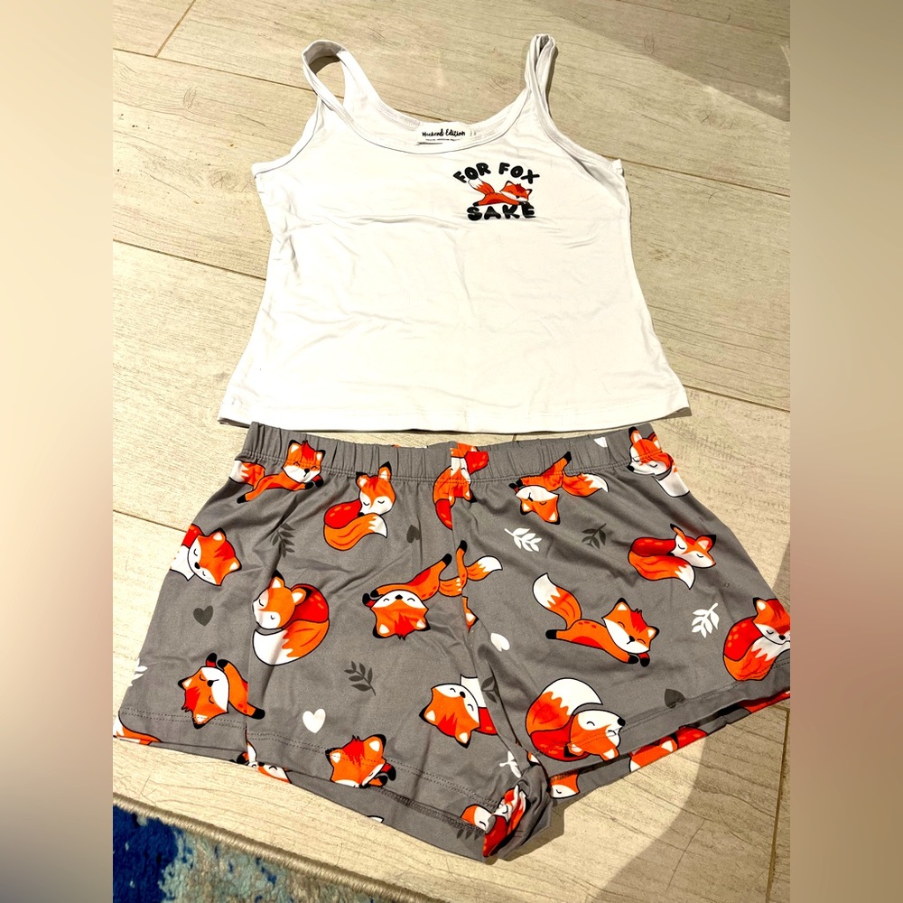 “For Fox Sake” Pajama set